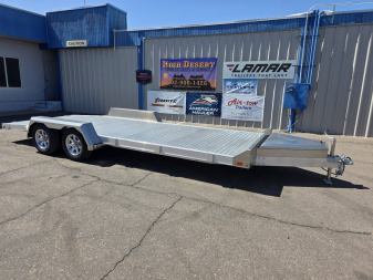 New 2025 EBY Trailers 7x20' Aluminum- 7k GVWR Open Car Hauler Trailer Car Hauler