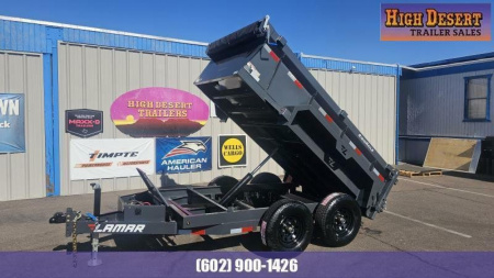 New 2026 LAMAR TRAILERS DS - 5x10 Mini Dump -18  walls 7K- GVWR Dump Trailer