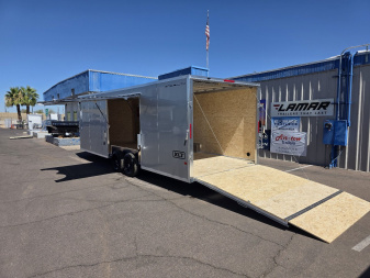 New 2025 ALCOM Stealth 8.5x24 ALL ALUMINUM Enclosed Cargo for sale - Ultimate Escape Door - 9990 GVWR
