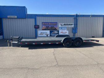 New 2025 LAMAR TRAILERS CC- 7x22' Open Car Hauler- toolbox
