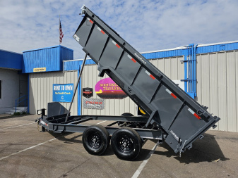 New 2025 LAMAR TRAILERS DT- 7x14- Dump- 14k GVWR- 36" walls- Dump Trailer
