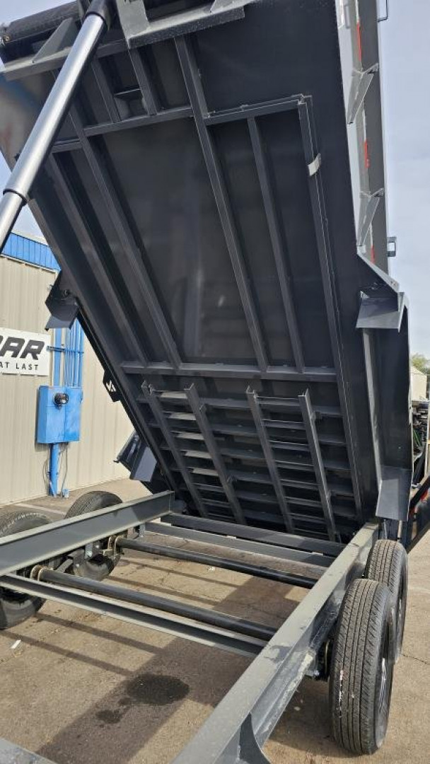 New 2025 LAMAR TRAILERS DT- 7x14 Telescopic Dump -Gooseneck- 14k GVWR- 24" walls Dump Trailer