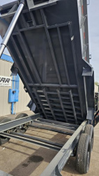 New 2025 LAMAR TRAILERS DT- 7x14 Telescopic Dump -Gooseneck- 14k GVWR- 24" walls Dump Trailer