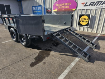 New 2025 Lamar Trailers DM 77"x10' Dump trailer-Spreader Gate