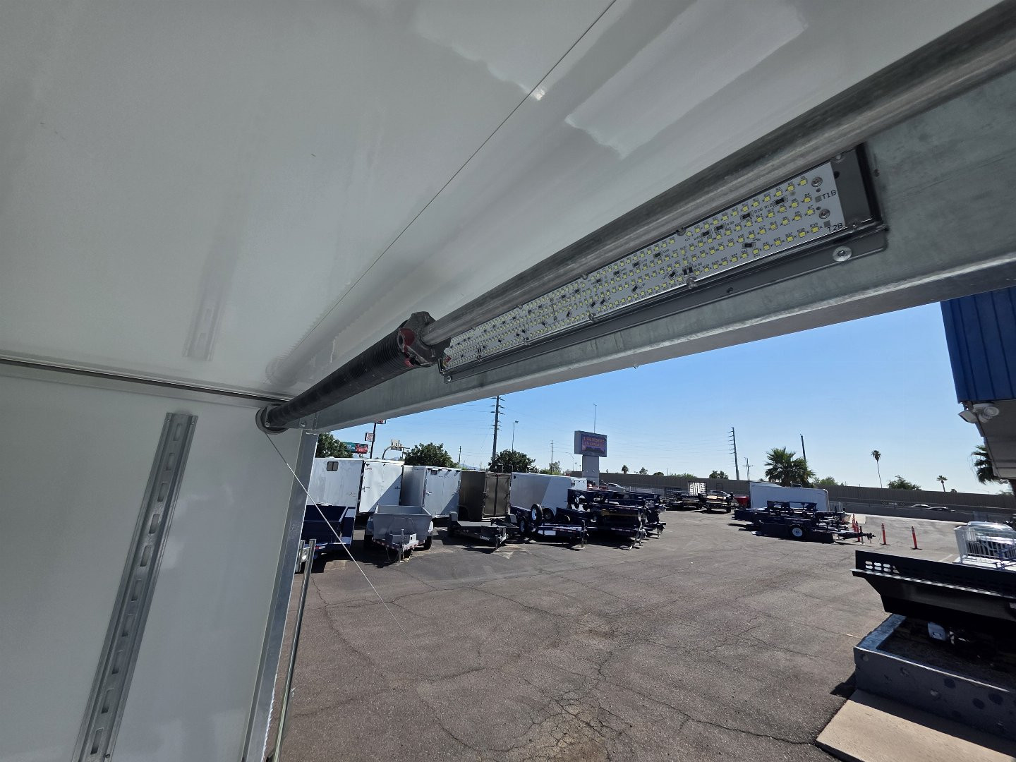 New 2025 CellTech 8.5x16 Enclosed Trailer- 10K GVWR- Work Bench/Ladder Racks/Ladder./Extended Tongue