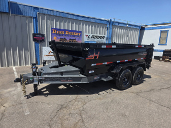 New 2025 Horizon Telescopic Dump Trailers HZ7- 7x12X3 Dump - 15k GVWR -