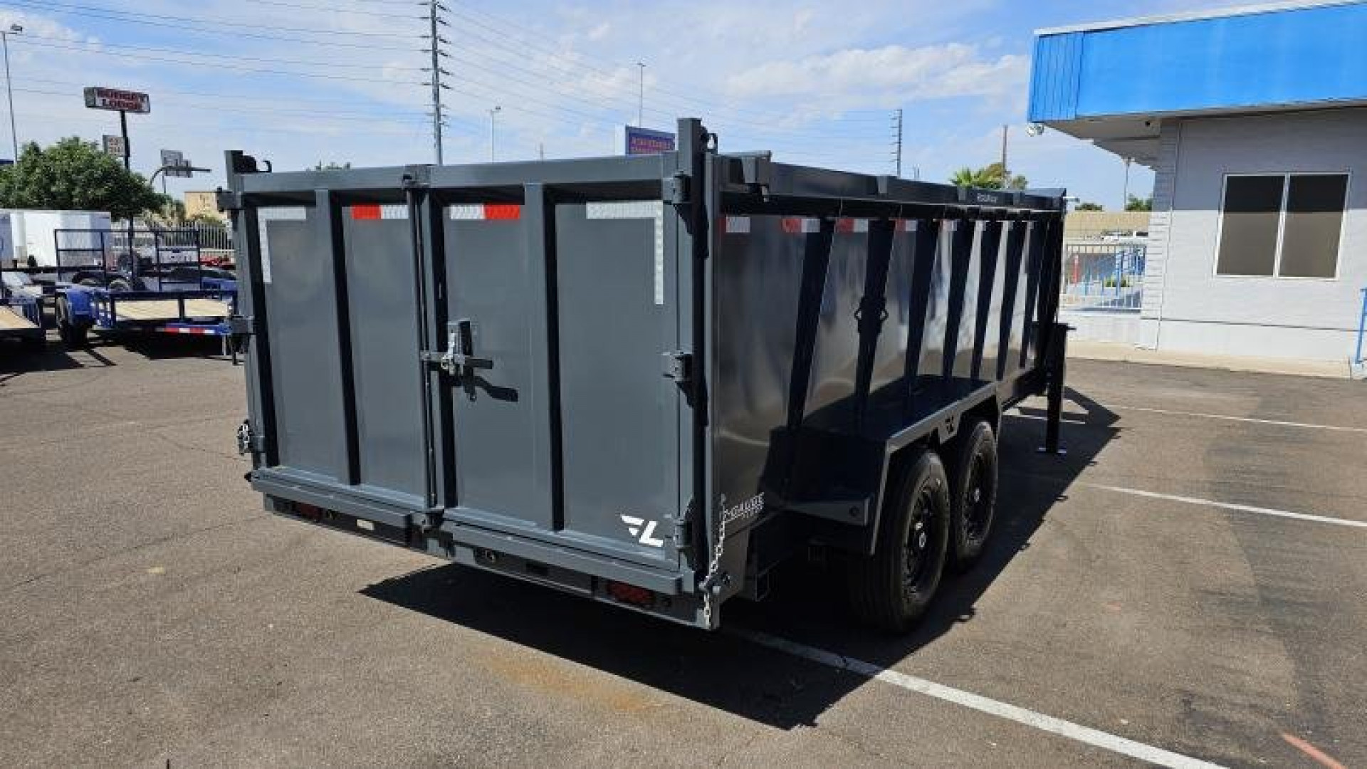 New 2025 Lamar Trailers DT-7x16- Gooseneck Telescopic dump- 4' sides- 14k GVWR- 14ply Tires