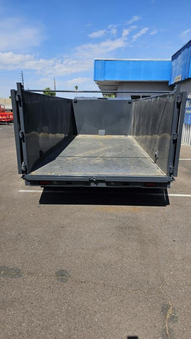 New 2025 Lamar Trailers DT-7x16- Gooseneck Telescopic dump- 4' sides- 14k GVWR- 14ply Tires