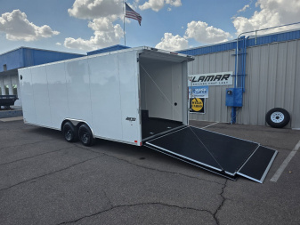 New 2025 Pace American Journey - 8.5x22' Enclosed Cargo- 7' Interior- Rear Ramp - DELUXE!! FINISHED INTERIOR AND DELUXE LIGHTING PACKAGE