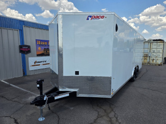 New 2025 Pace American Journey - 8.5x22' Enclosed Cargo- 7' Interior- Rear Ramp - DELUXE!! FINISHED INTERIOR AND DELUXE LIGHTING PACKAGE