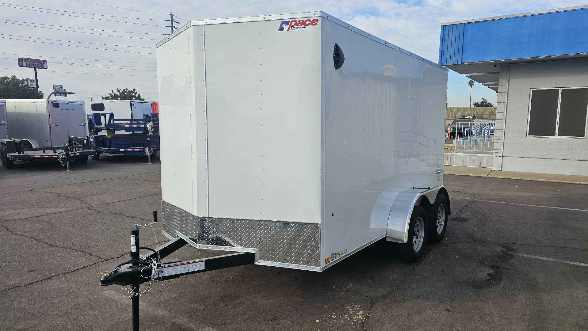 New 2025 Pace American - 7x12' Enclosed Cargo Trailer-Rear Stab Jacks