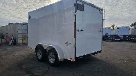New 2025 Pace American - 7x12' Enclosed Cargo Trailer-Rear Stab Jacks