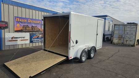 New 2025 Pace American - 7x12' Enclosed Cargo Trailer-Rear Stab Jacks