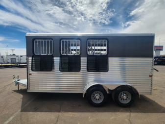 New 2025 Frontier Colt Series Trailer 3 Horse Slant Bumper Pull Trailer