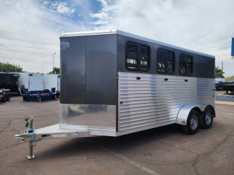 New 2025 Frontier Colt Series Trailer 3 Horse Slant Bumper Pull Trailer