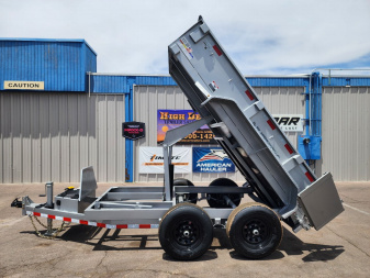 New 2025 DP Platinum Star 5x10- Scissor Dump- 10k GVWR Dump Trailer