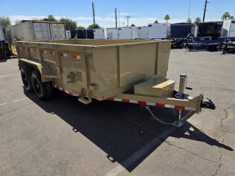 New 2025 DP Platinum Star 7x14- Scissor Dump- 14k GVWR Dump Trailer-