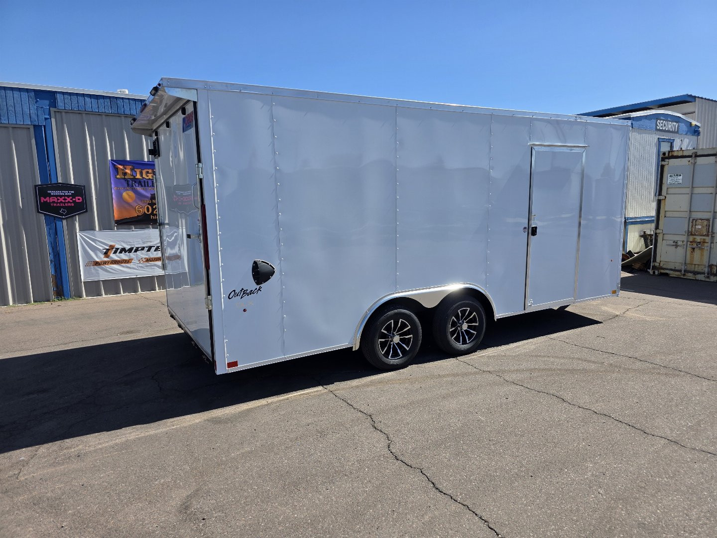 New 2025 Pace American - 8.5x18 Enclosed Cargo Trailer-Rear Ramp-Alum Wheels-Extended Tongue
