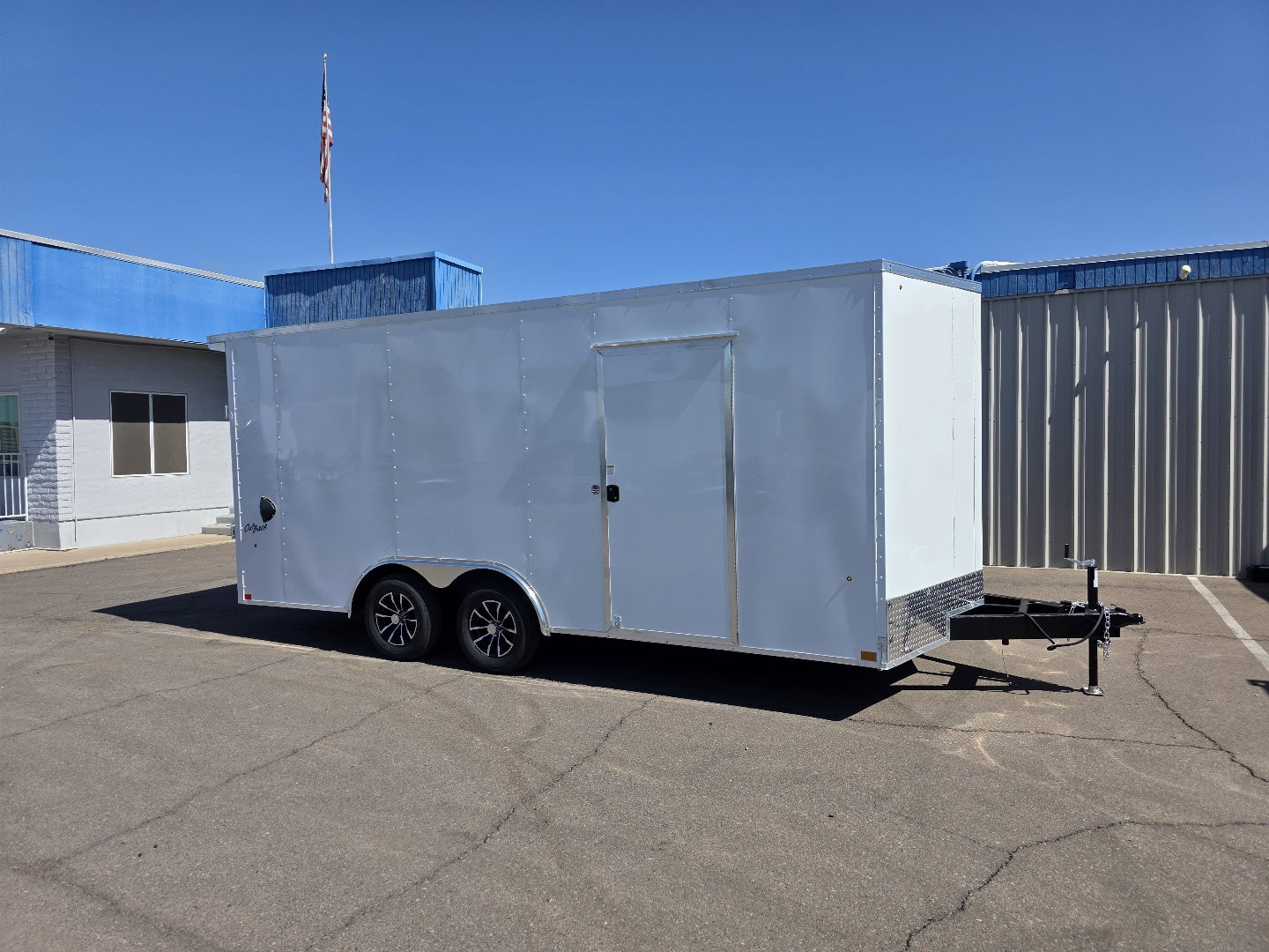 New 2025 Pace American - 8.5x18 Enclosed Cargo Trailer-Rear Ramp-Alum Wheels-Extended Tongue