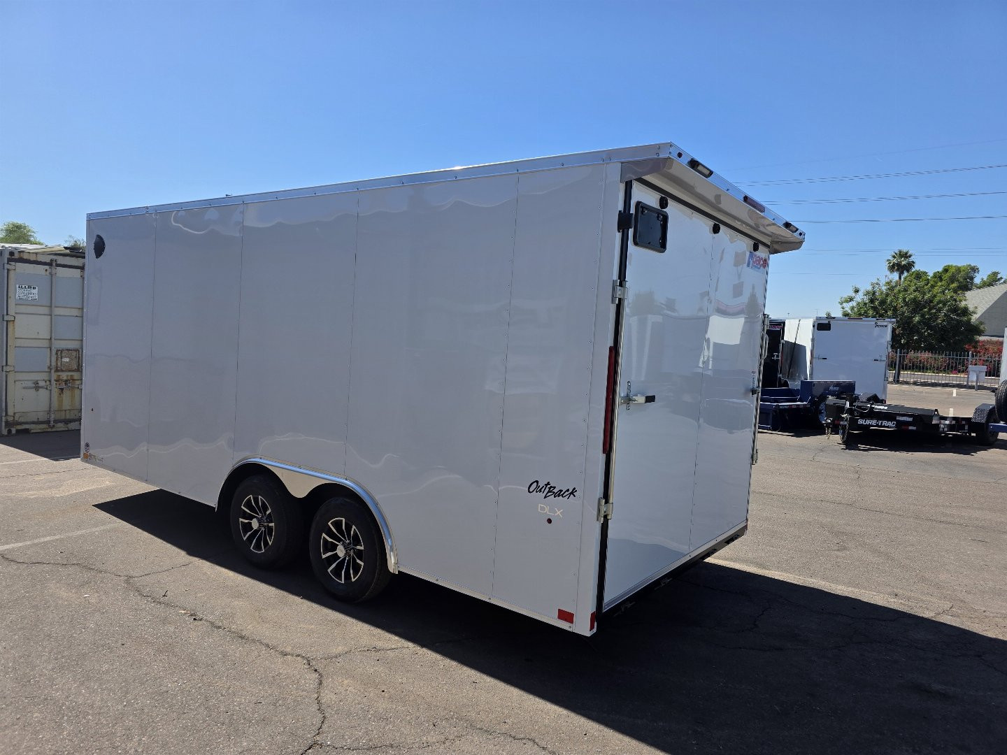 New 2025 Pace American - 8.5x18 Enclosed Cargo Trailer-Rear Ramp-Alum Wheels-Extended Tongue
