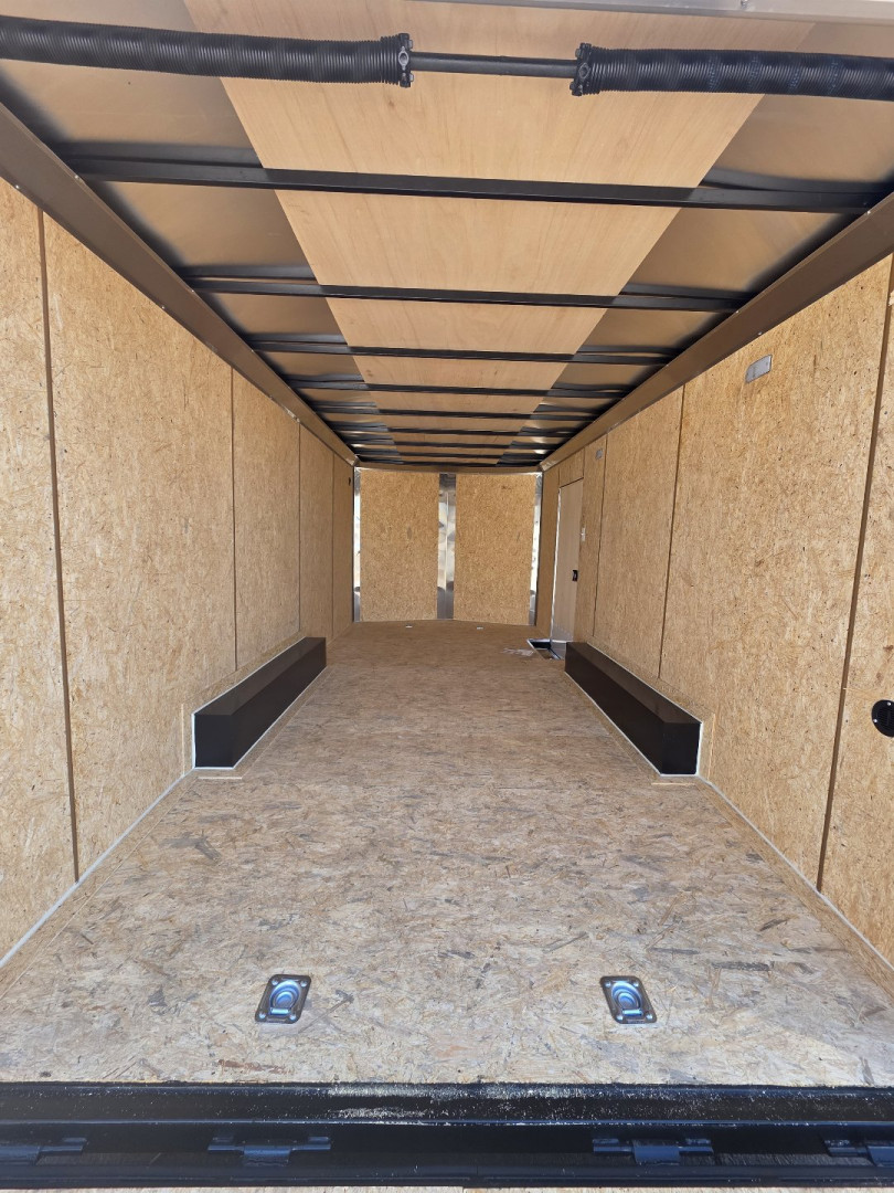 New 2025 Pace American - 8.5x18 Enclosed Cargo Trailer-Rear Ramp-Alum Wheels-Extended Tongue