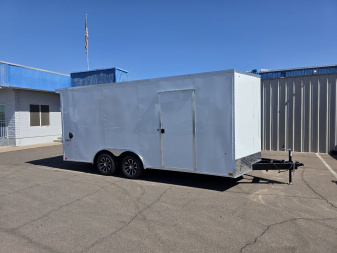 New 2025 Pace American - 8.5x18 Enclosed Cargo Trailer-Rear Ramp-Alum Wheels-Extended Tongue