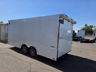 New 2025 Pace American - 8.5x18 Enclosed Cargo Trailer-Rear Ramp-Alum Wheels-Extended Tongue
