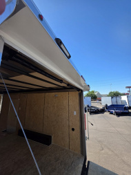 New 2025 Pace American - 8.5x18 Enclosed Cargo Trailer-Rear Ramp-Alum Wheels-Extended Tongue