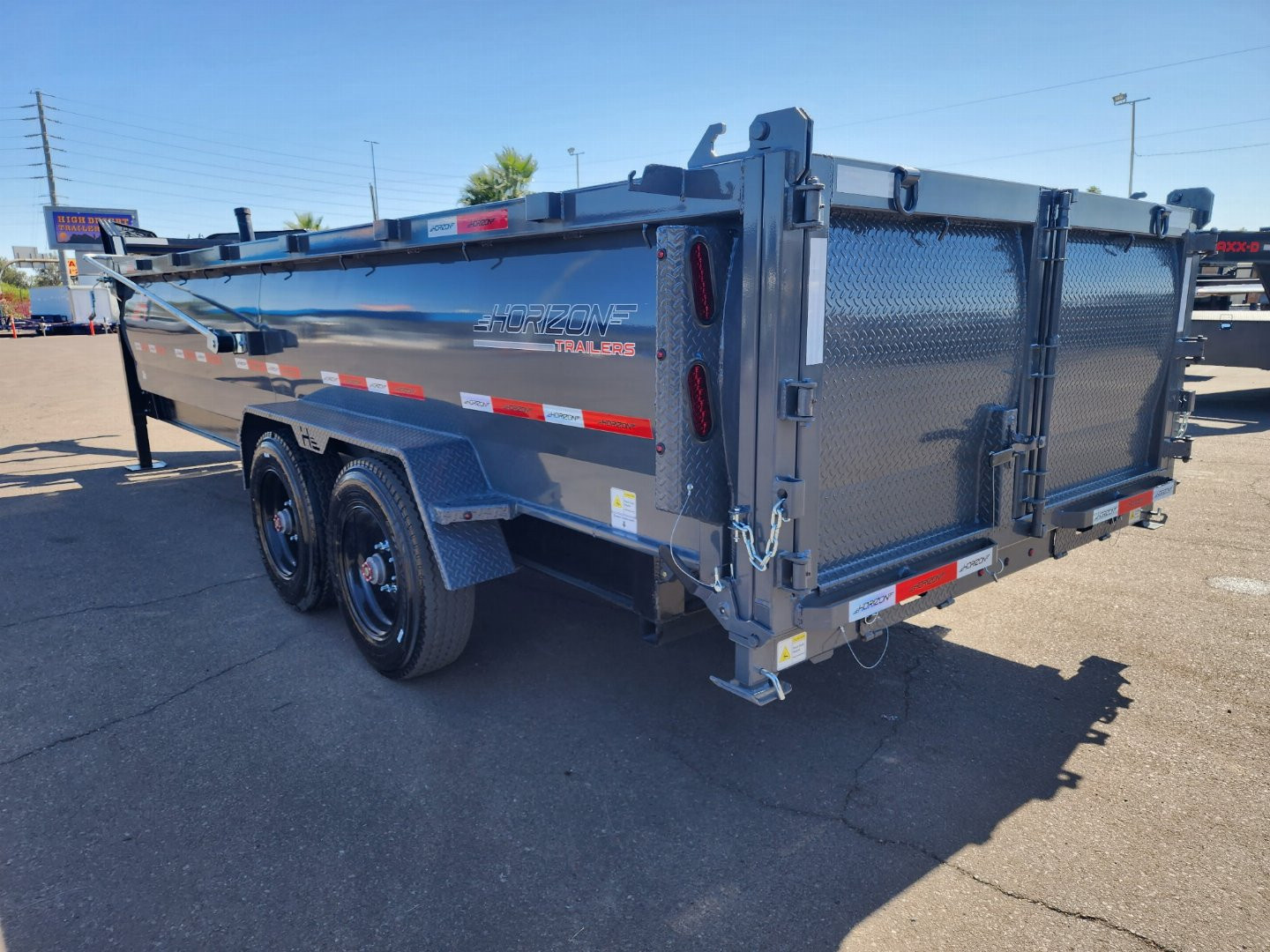 New 2025 Horizon Dump Trailers HZX- 7x20' Dump - 22.4k GVWR 36" sides