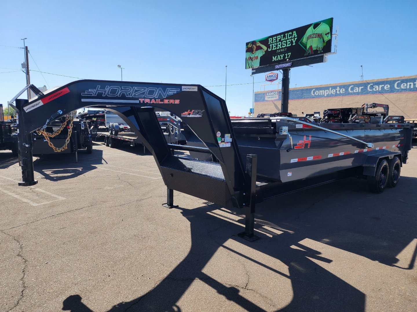 New 2025 Horizon Dump Trailers HZX- 7x20' Dump - 22.4k GVWR 36" sides