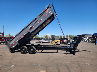 New 2025 Horizon Dump Trailers HZX- 7x20' Dump - 22.4k GVWR 36  sides