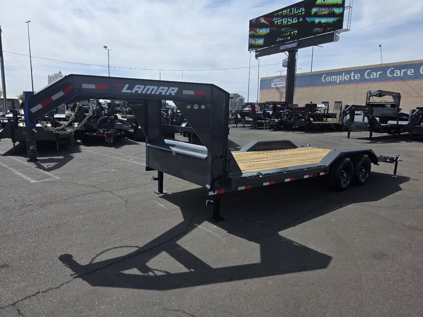 New 2025 Lamar 102'x20' H6 Equipment hauler for sale--14,000# GVWR- 6" channel Frame-Toolbox-Slide ramps- ***cash discounts***