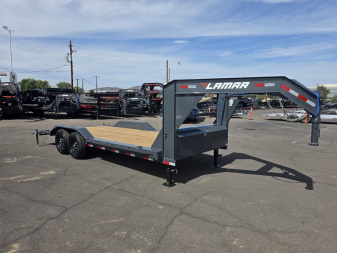 New 2025 Lamar 102'x20' H6 Equipment hauler for sale--14,000# GVWR- 6  channel Frame-Toolbox-Slide ramps- ***cash discounts***