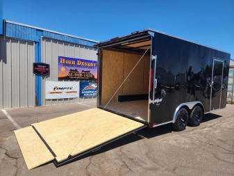New 2025 Pace American - 8.5x16 Enclosed Cargo Trailer-Rear Ramp- Extended Tongue