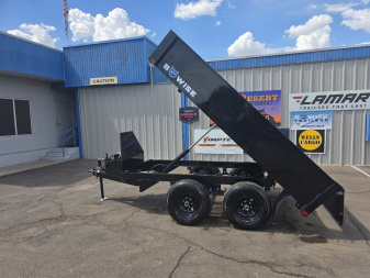New 2025 BWISE DDR- 6x10 - 10k GVWR Dump Trailer-