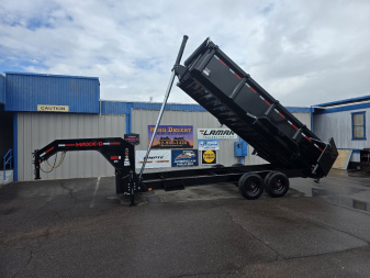 New 2025 MAXX-D Trailers DSX- 7x18- Gooseneck- Telescopic dump -3'sides- 21K GVWR