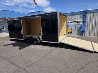 New 2025 Alcom Trailers Stealth - 8.5x20 Aluminum Cargo XLT Pro Series Enclosed Trailer- Escape Door