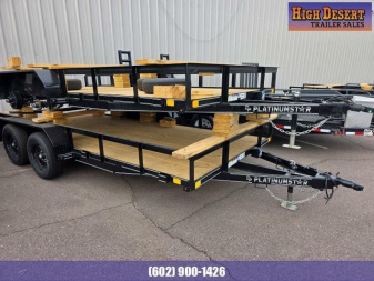 New 2025 DP Platinum Star 7x16 Utility Trailer for sale- Rear Ramp- 7K GVWR Utility Trailer