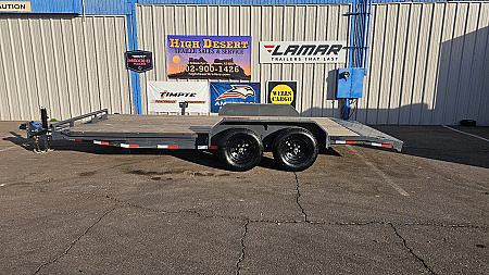 New 2025 Lamar Trailers CC 7x18' Open Car Hauler-10K GVWR