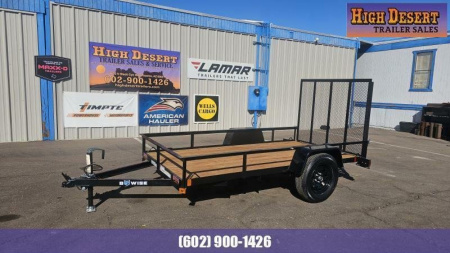 New 2025 5x10' Utility Trailer- S3X - 2990 GVWR- Rear Ramp