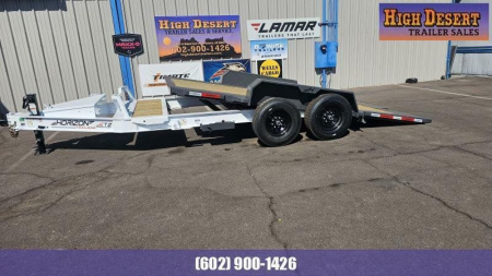 New 2025 Horizon Trailers ETZ 7x18 Gravity Split Tilt Trailer 15k GVWR