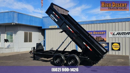 New 2025 BWISE DT14- 7x12 - 14k GVWR Dump Trailer-  Dump Trailer