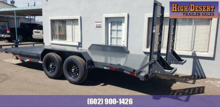 New 2025 Lamar 7'x20'  H6 Equipment hauler for sale-Free Spare -14,000# GVWR- Wood deck- 6  channel Frame-Toolbox-Stand up ramps- ***cash discounts***