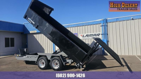 New 2025 Bwise Trailers UD17- 7x16- Ultimate Dump-Hydraulic Jack