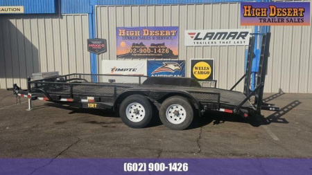Used USED- 2015 BIG TEX- 7x16 Utility Trailer - 9k WInch
