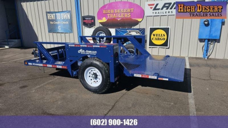 New 2025 Air Tow S12-55 -Single Axle Flatbed -Drop-N-Load