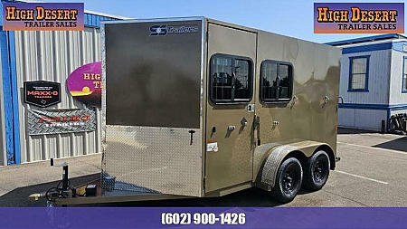New 2024 S&S Trailers 2 Horse Slant