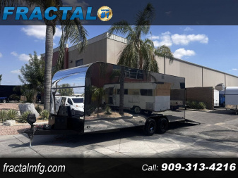 New 2026 FRACTAL 20' CRHOME ENCLOSED TRAILER