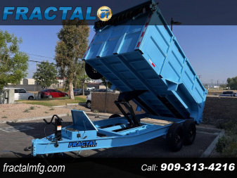 New 2026 FRACTAL 14' I BEAM DUMP TRAILER