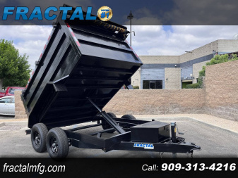 New 2026 FRACTAL 10' PRO SERIES DUMP TRAILER